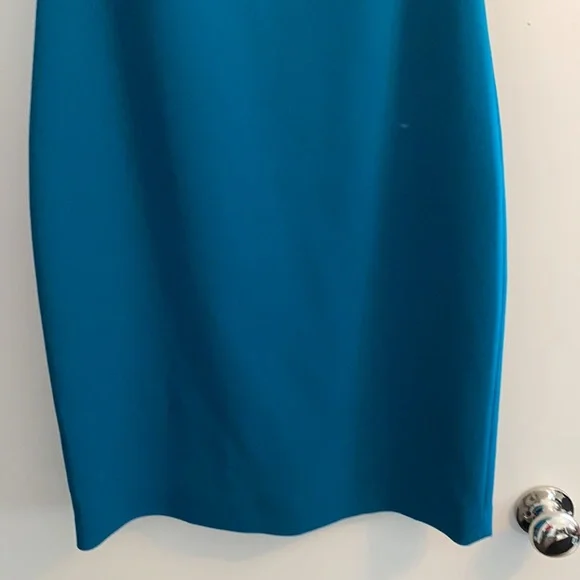 Tahari Size 8 Teal Dress - Picture 3 of 5